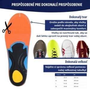 Ortopedické vložky do topánok – Active - Image 4