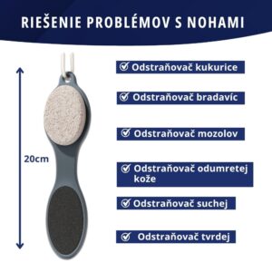 4-dielny pilník na starostlivosť o nohy - SoftFeet - Image 6