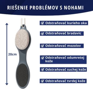 4-dielny pilník na starostlivosť o nohy - SoftFeet - Image 6